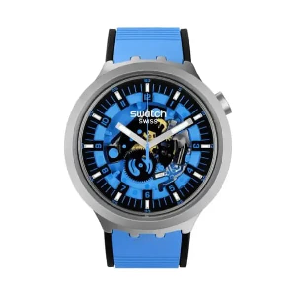 Swatch Montre Big Bold Irony Blue Daze SB07S106