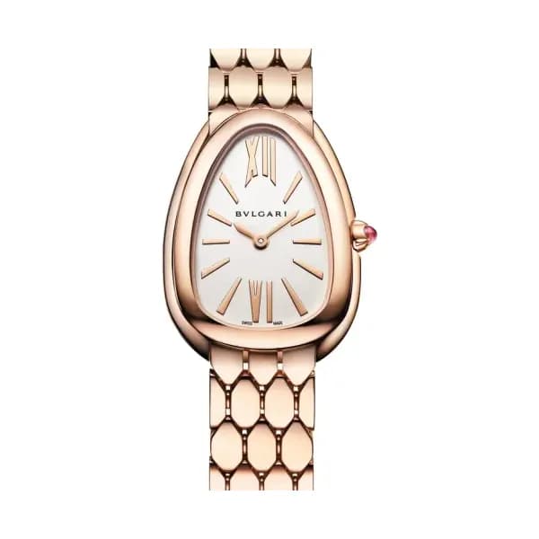 Bulgari Montre quartz Mixte Serpenti Argenté