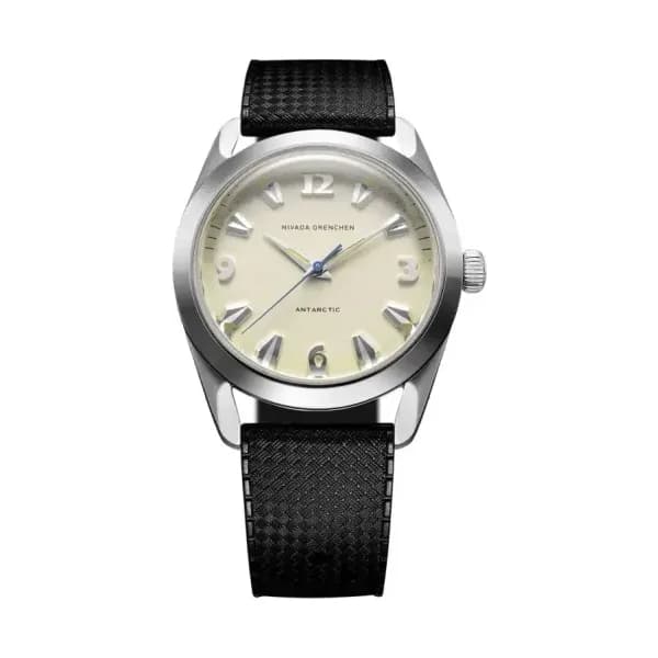 Nivada Grenchen Montre Antarctic 38mm Eggshell Beige Luminova 32080A