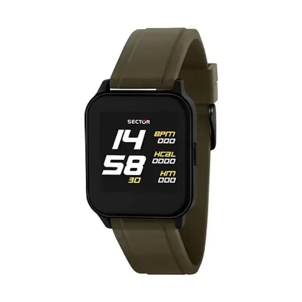 Sector Montre Connectée Mixte SECTOR en Silicone Vert