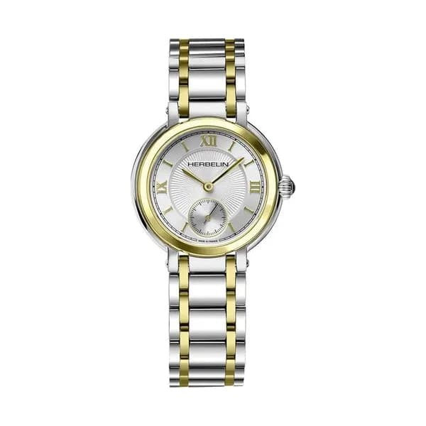 Michel Herbelin Montre Michel Herbelin Galet Acier et plaqué or 31.5 mm - 10630BT28