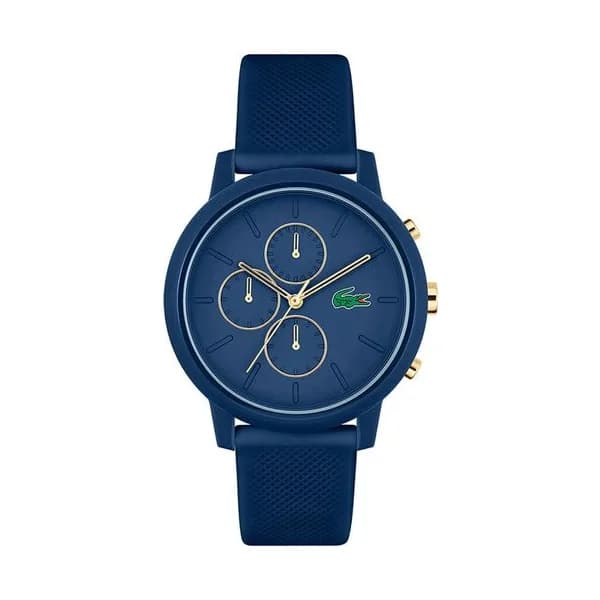 Lacoste Montre Lacoste Collection 12.12 Chrono en Silicone Bleu