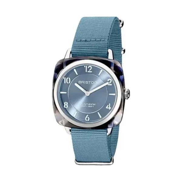 Briston Montre Clubmaster Chic Acétate - Bleu Glacier 21536.SA.UB.25.NIB