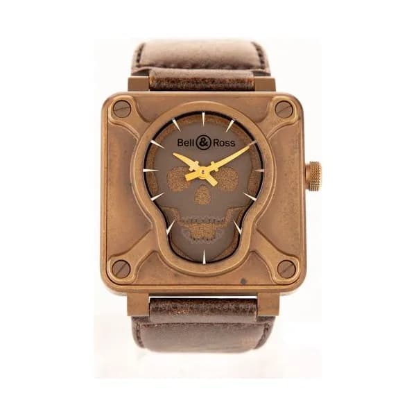 Bell & Ross Montre Bell &amp; Ross BR 01 Skull Bronze automatique 46 mm Full Set 2015