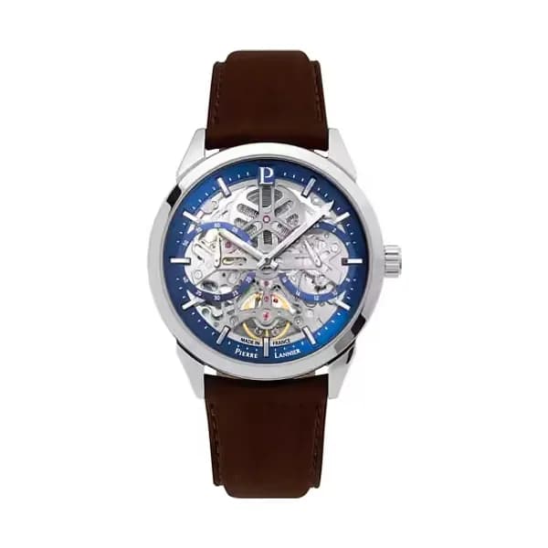 Pierre Lannier Montre Homme Pierre Lannier Cuir véritable Marron 346A164