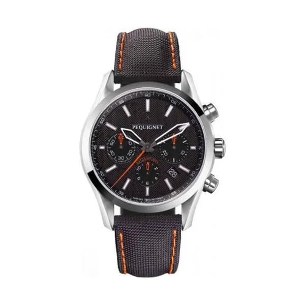 Pequignet E. Montre Pequignet Elegance Chronographe - 42 mm Homme -4810543S-CON