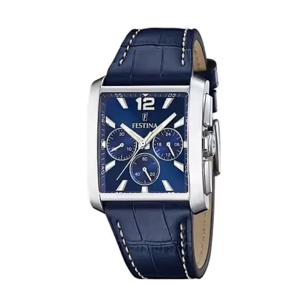 Festina Montre Analogique Homme Festina Cuir Bleu F20636/2