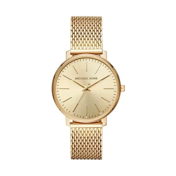 Michael Kors Montre Femme MICHAEL KORS en Acier Jaune Etanche