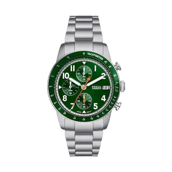 Fossil Montre Fossil Collection Sport Tourer en Acier Argenté