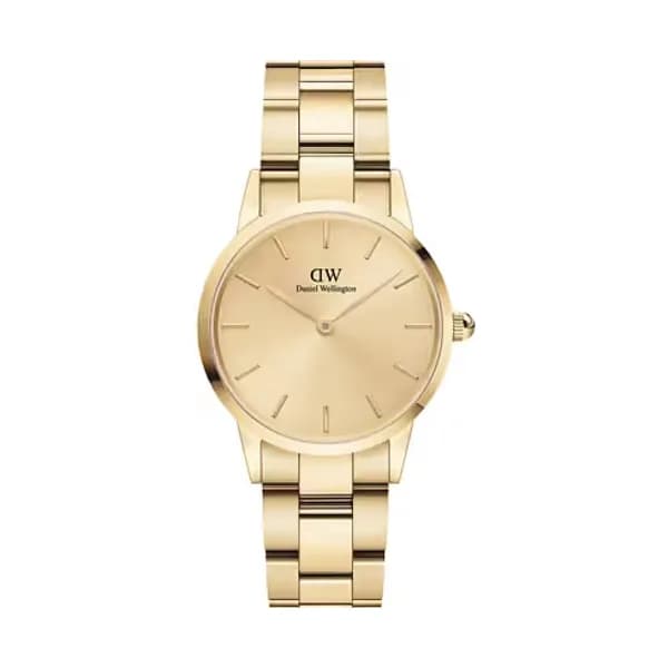 Daniel Wellington Montre Femme Daniel Wellington Iconic Uni en Acier Jaune