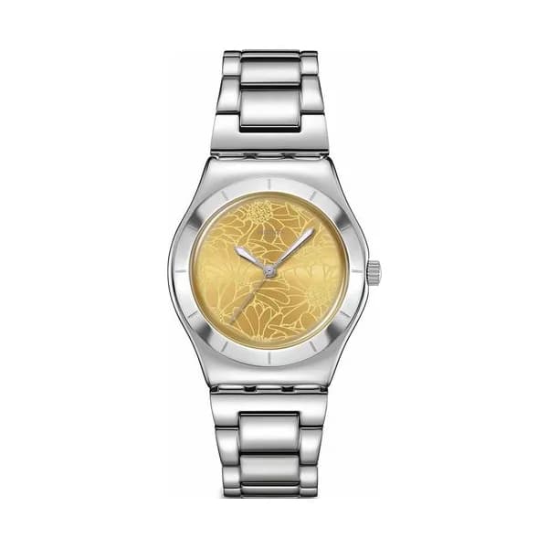 Swatch Montre Swatch Collection Petal Swirl en Acier Argenté
