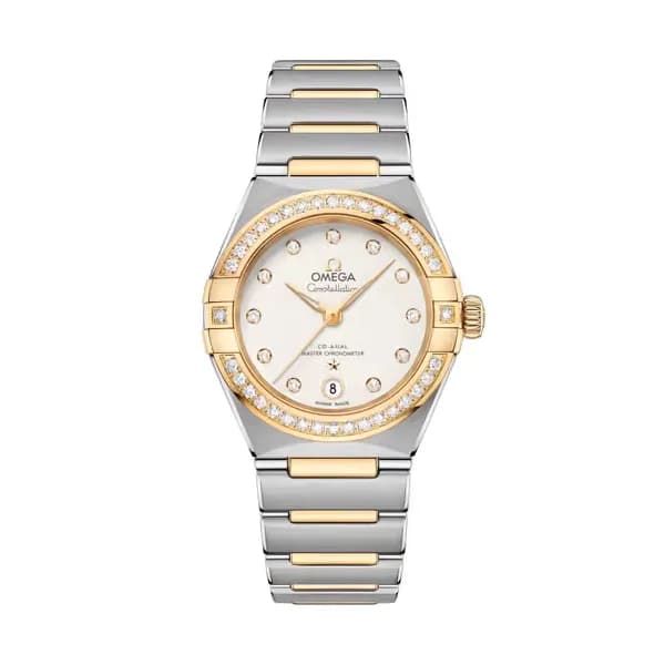 Omega Constellation 29 mm, acier - or jaune sur acier - or jaune