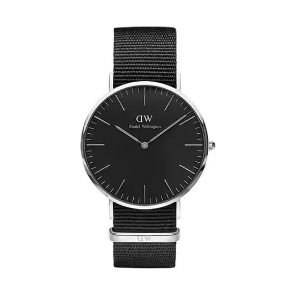 Daniel Wellington Montre Homme Daniel Wellington Classic en Nylon Noir