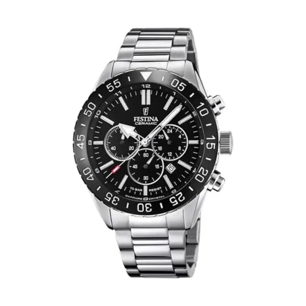 Festina Montre Homme FESTINA CERAMIC en Acier Gris