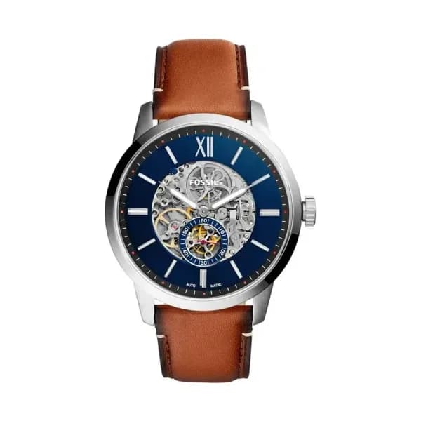 Fossil Montre Analogique Homme Fossil Cuir Marron ME3154