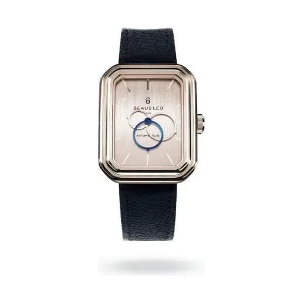 Beaubleu Montre Beaubleu Ecce Figura Sienna Bracelet Cuir Bleu