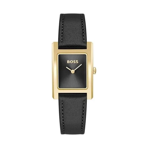 Hugo Boss Montre Boss Collection Lucy en Cuir Noir