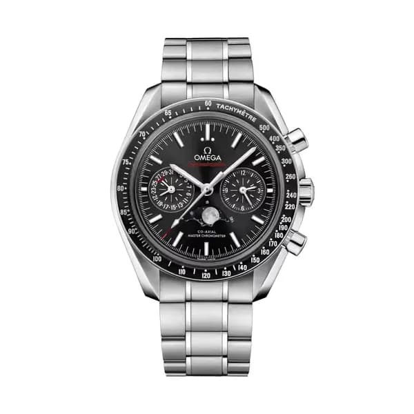 Omega Speedmaster 44,25 mm, acier sur acier