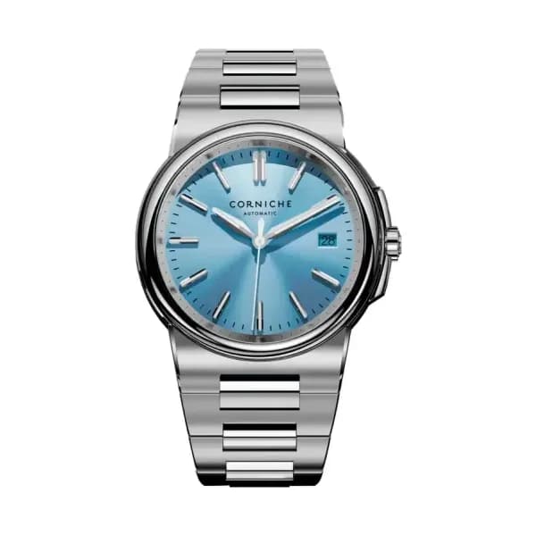Corniche Montre la Grande Corniche Bleu Horizon Sunburst dial