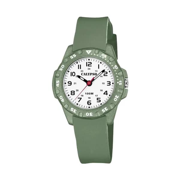Calypso Montre Calypso en Plastique Kaki