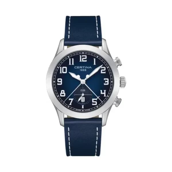 Certina Montre Certina DS Pilot Quartz Cadran Bleu
