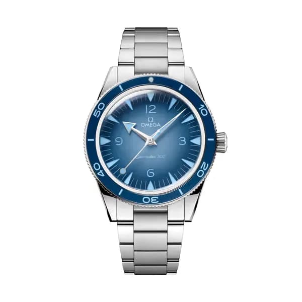 Omega Seamaster 41 mm, acier sur acier
