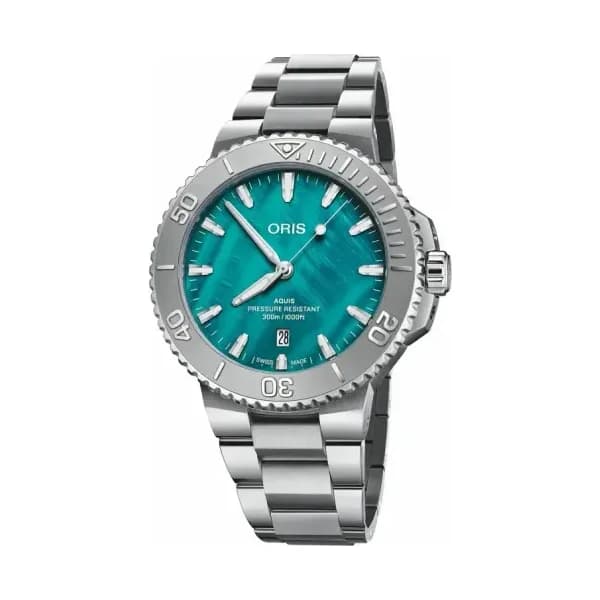 Oris Montre Aquis Date New York Harbor II 01 733 7789 4187-Set