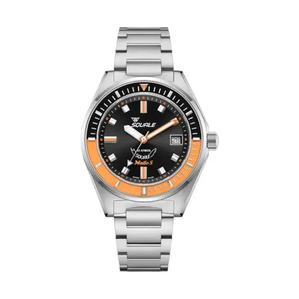 Squale Montre Matic S Orange MATICBKOBK.SSBX
