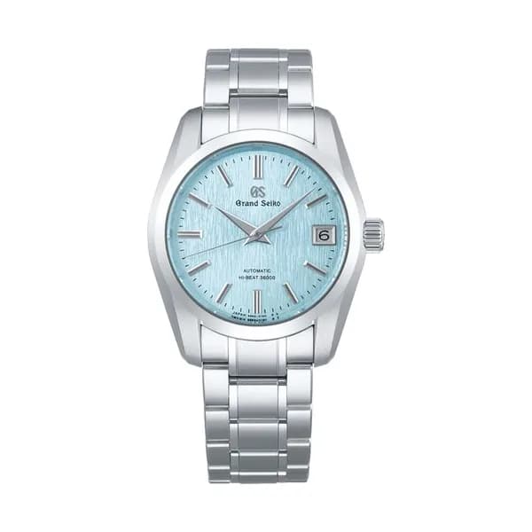 Grand Seiko Montre Grand Seiko Heritage "Icefall" automatique Hi-Beat 1998 Revival cadran bleu bracelet acier 37 mm