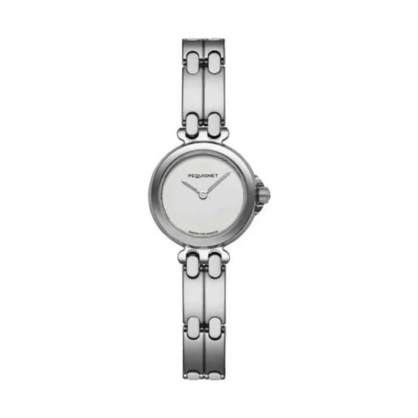 Pequignet E. Montre Pequignet Moorea - Cadran Blanc Opalin 25 mm - 7850313