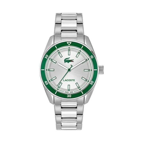 Lacoste Montre Lacoste Collection Boston en Acier Argenté