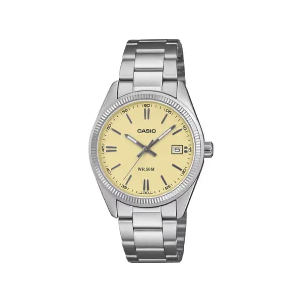 Casio Montre quartz Mixte Casio vintage Jaune