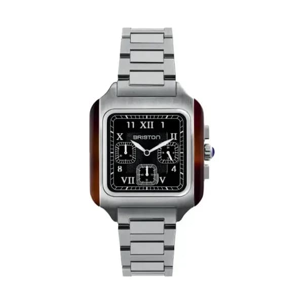 Briston Montre Streamliner Kennedy - Chrono - Acier - Noir 261838.SA.T.1.SB
