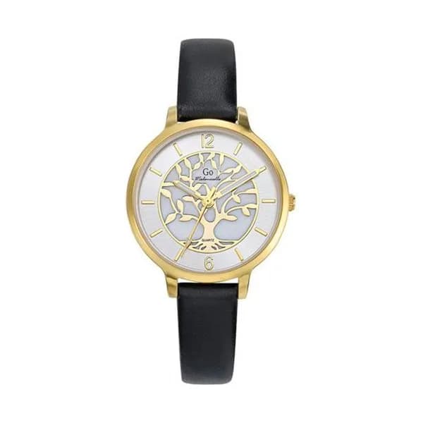 GO Mademoiselle Montre GO Mademoiselle en Cuir Noir