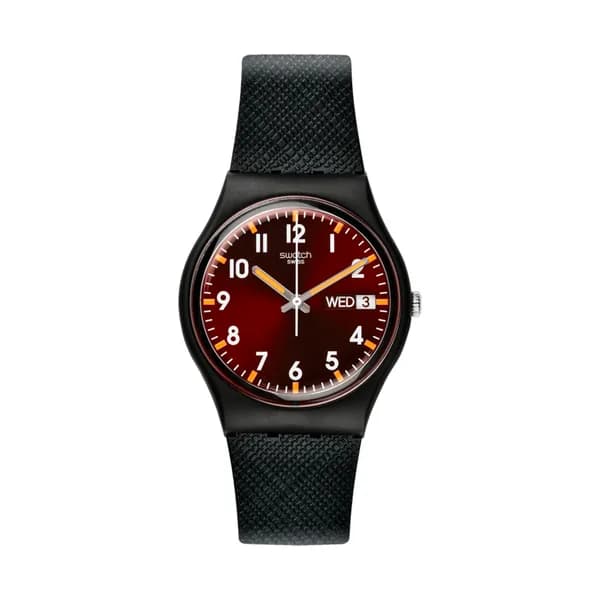 Swatch Montre Swatch en Silicone Noir