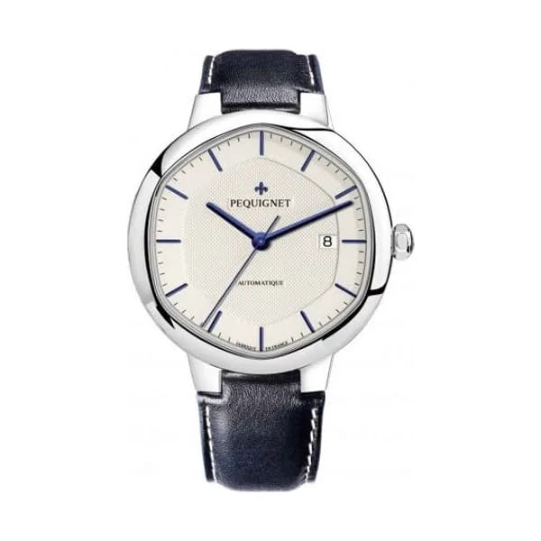 Pequignet E. Montre Pequignet Exagone blanc 41 mm - 4470413-CB