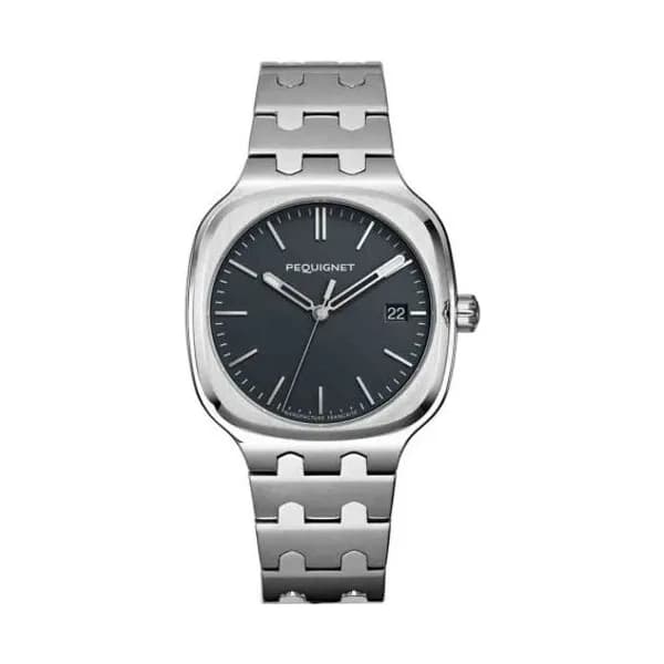 Pequignet Montre Pequignet Manufacture Concorde Automatique Cadran Gris anthracite - 9040443