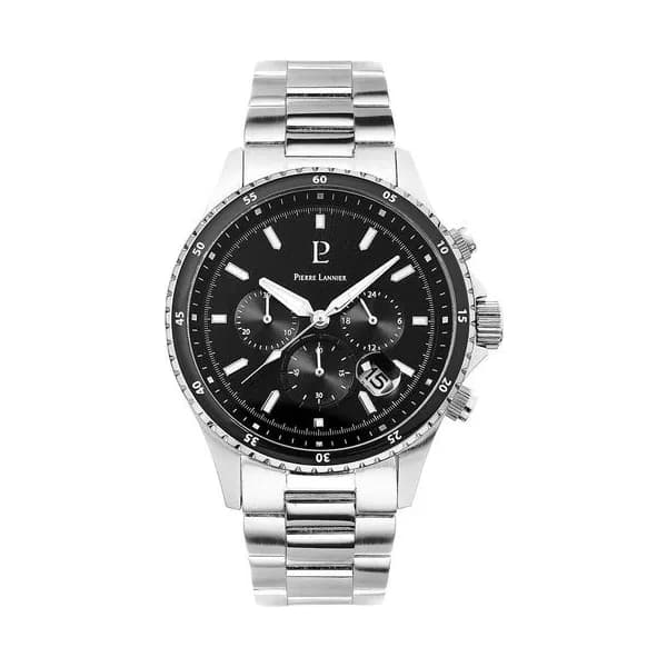 Pierre Lannier Montre Pierre Lannier Collection Cronos en Acier Argenté