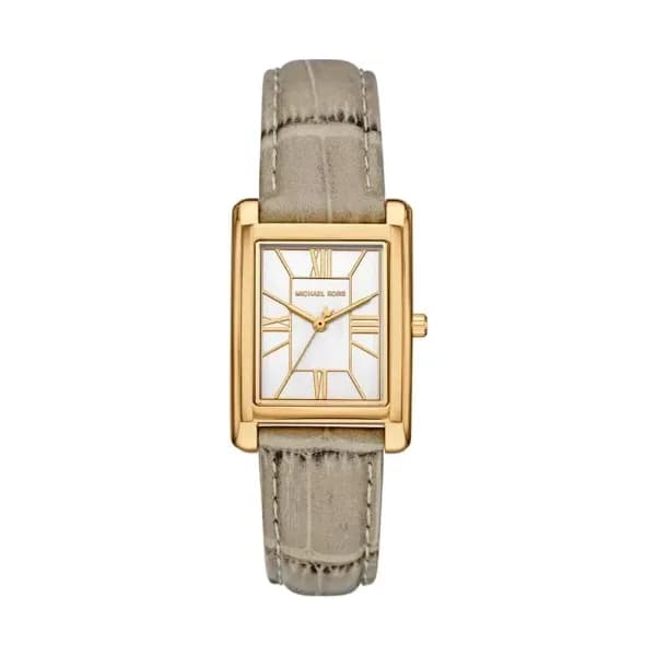 Michael Kors Montre Michael Kors Collection Essex en Cuir Beige