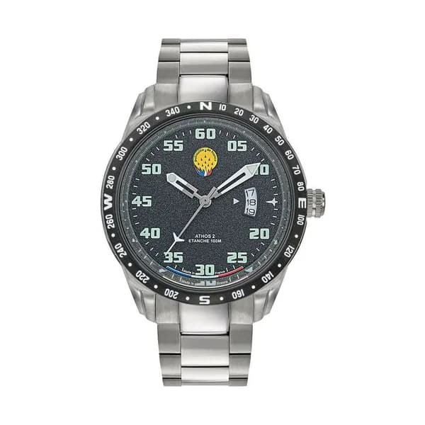 Patrouille de France Montre Patrouille de France Collection Athos 2 en Acier et PVD Noir