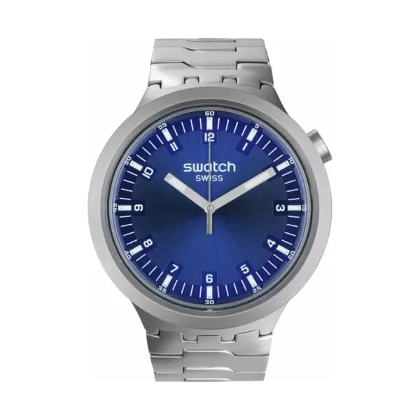 Swatch Montre quartz Homme Big Bold Irony Bleu