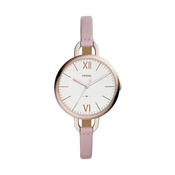 Fossil Montre Femme FOSSIL en Cuir Rose Etanche