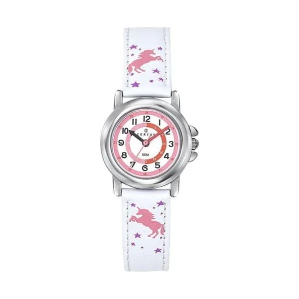 Certus Montre Certus en Cuir Blanc