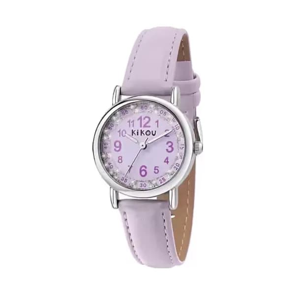 Kikou Montre Analogique Enfant Kikou Cuir Violet R4551105502