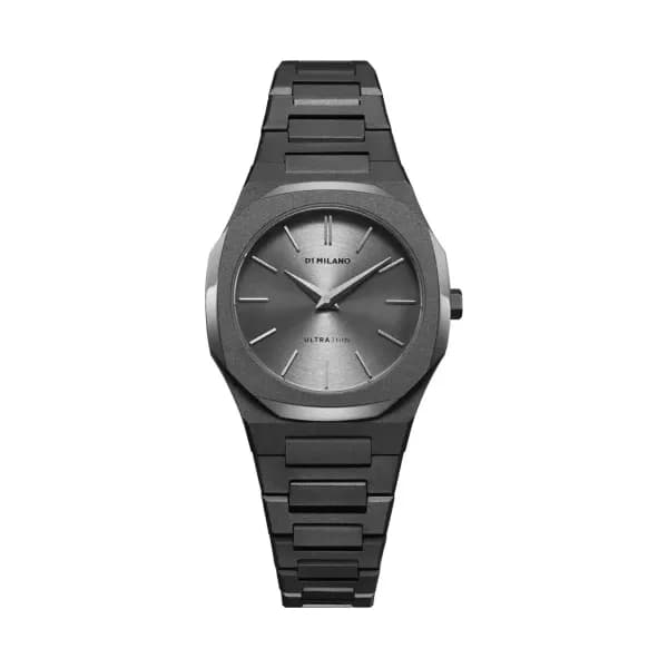 D1 Milano Montre quartz Femme Ultra thin Dark grey