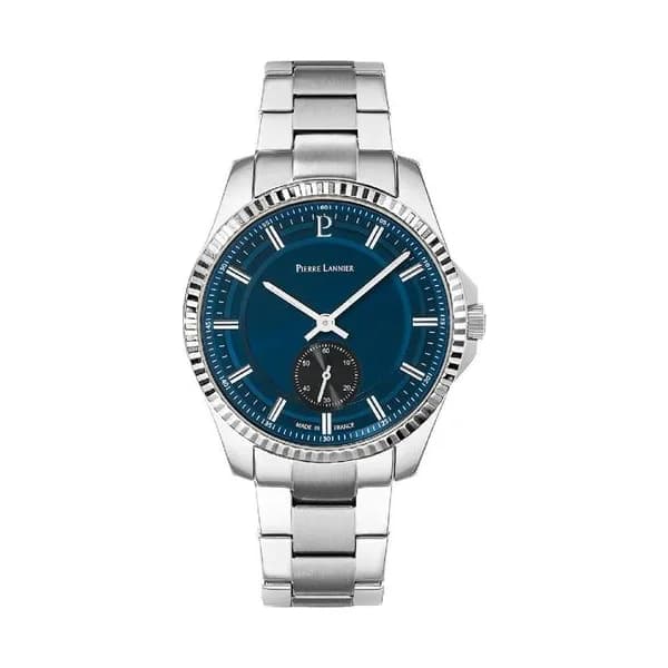 Pierre Lannier Montre Pierre Lannier Collection Metropolitain en Acier Argenté