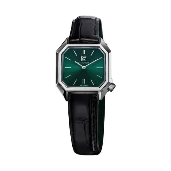 March LA.B Lady Mansart Electrique - Forest - Alligator Noir