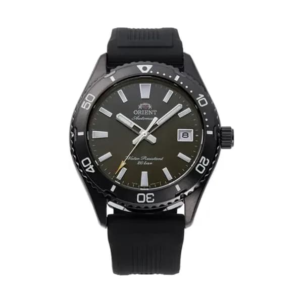 Orient Montre Orient Mako Automatique Cadran Noir Bracelet Silicon - RA-AC0Q10N