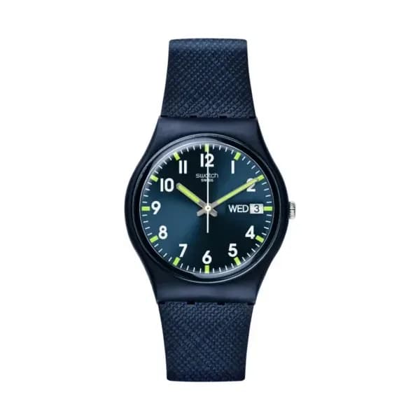 Swatch Montre quartz Mixte Gent Bleu