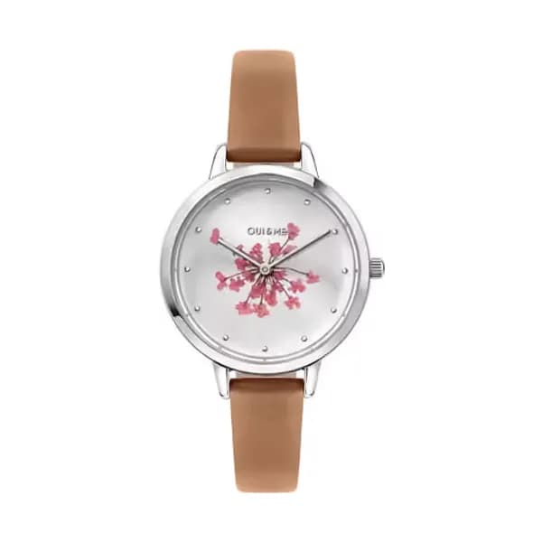 Oui & Me Montre Femme OUI&ME FLEURETTE en Cuir Marron
